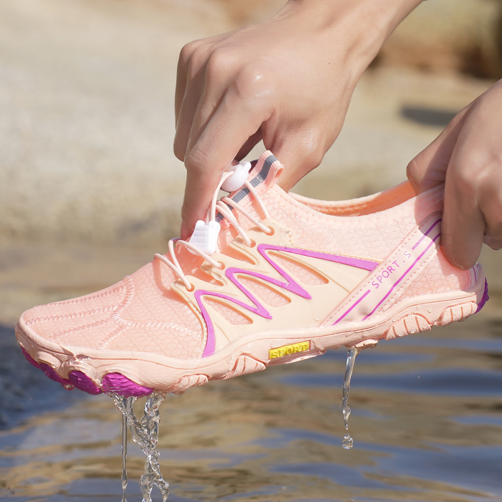 Pink Barefoot Water Shoes Unis - Aquatic Gym avis et prix