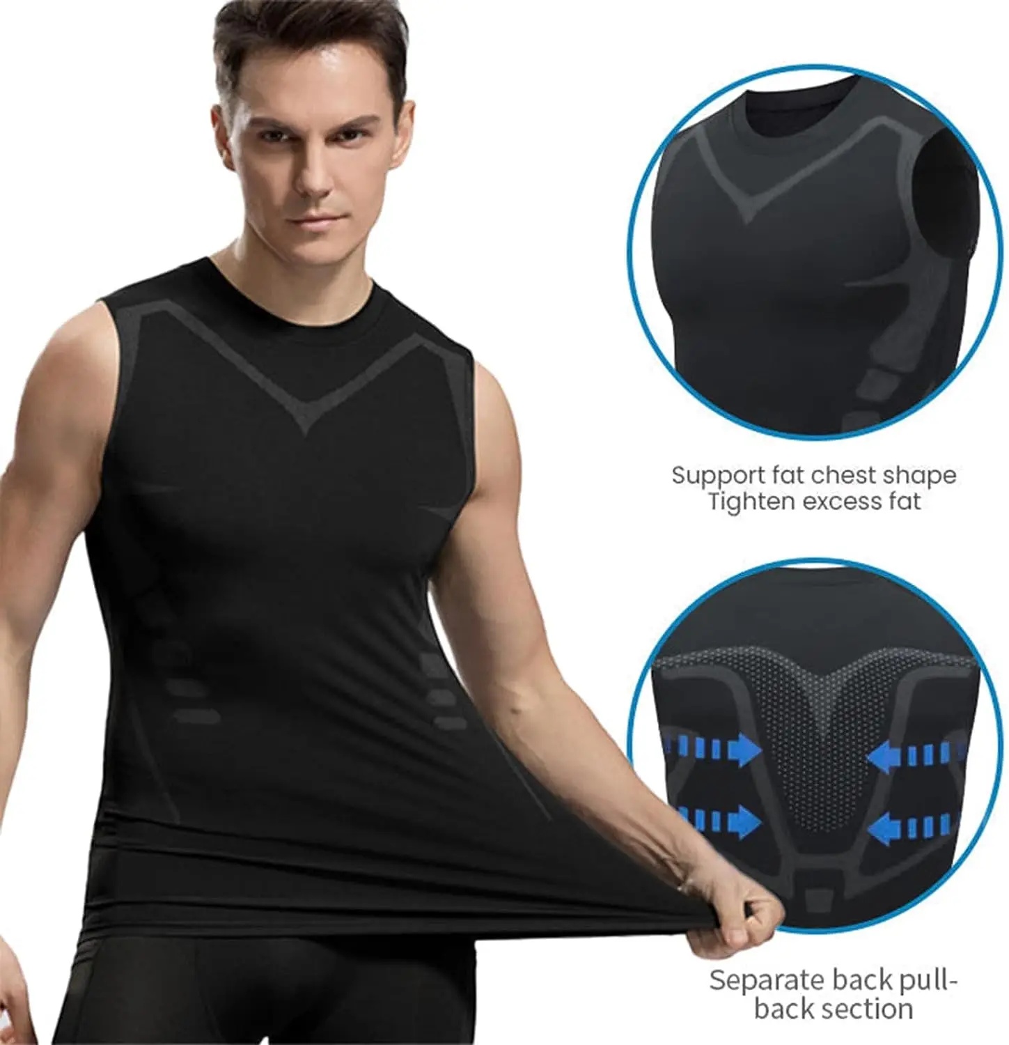 Compression Tank Top Men Gym S - Aquatic Gym avis et prix