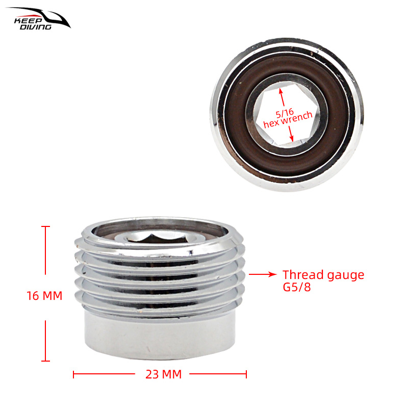 1Pcs DIN to Yoke Adapter Scuba - Aquatic Diving avis et prix